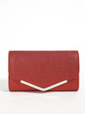 Clutch Purse Evening Bag for Women, Glitter Evening Envelope Handbag With Detachable Chain for Wedding and Party