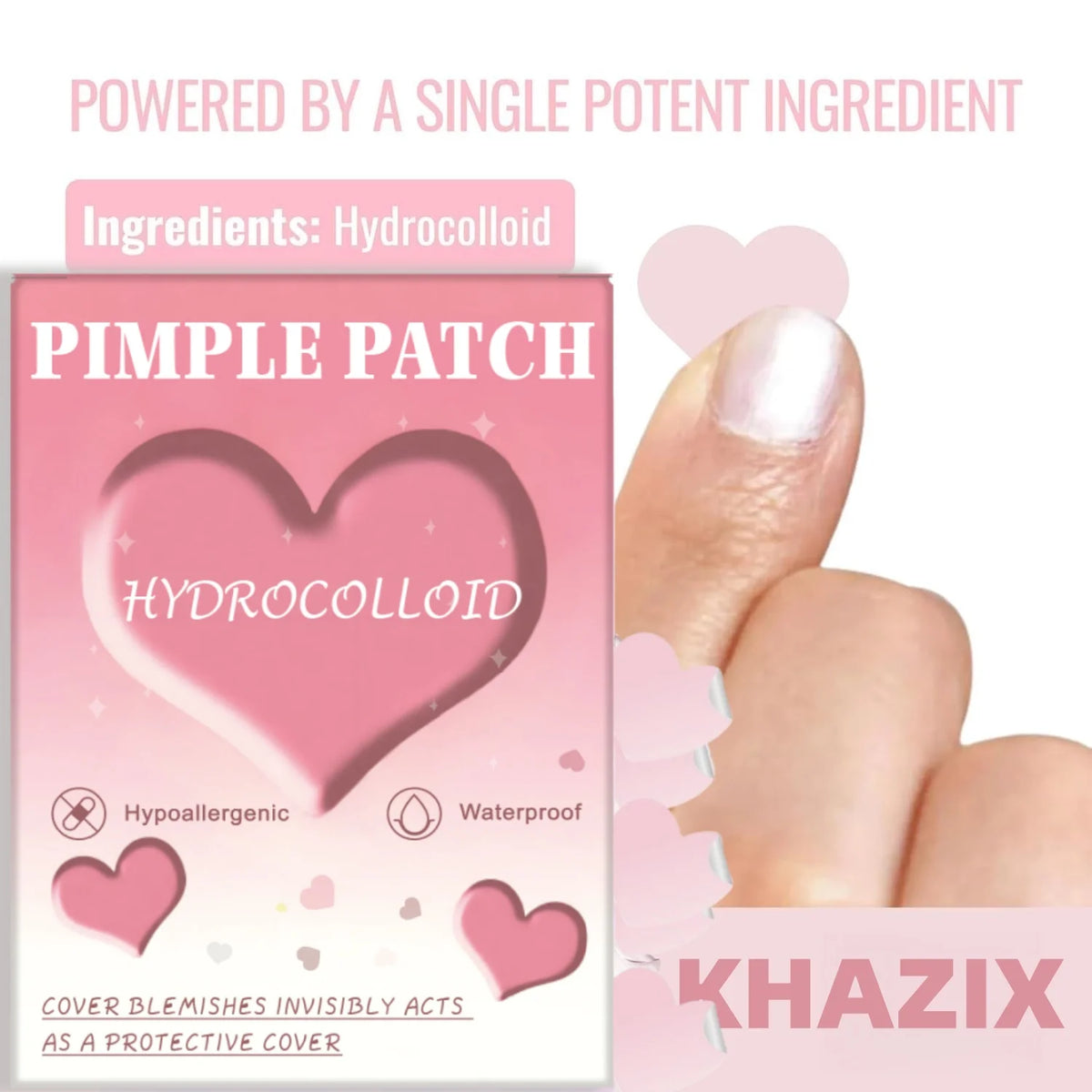 Multi-Color Star Acne Patches - 1260 Count Ultra-Thin Pimple Set