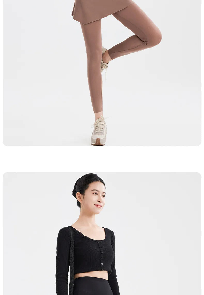 High-Waist Seamless Leggings for Women – Slim Fit Yoga & Sports Tights