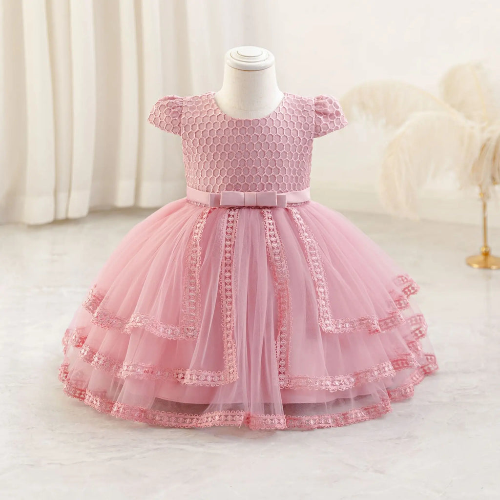 HETISO Toddler Girls Dress Princess Ball Gown for 1st Birthday Party Christmas Holiday Fashion Baby Girl Dress