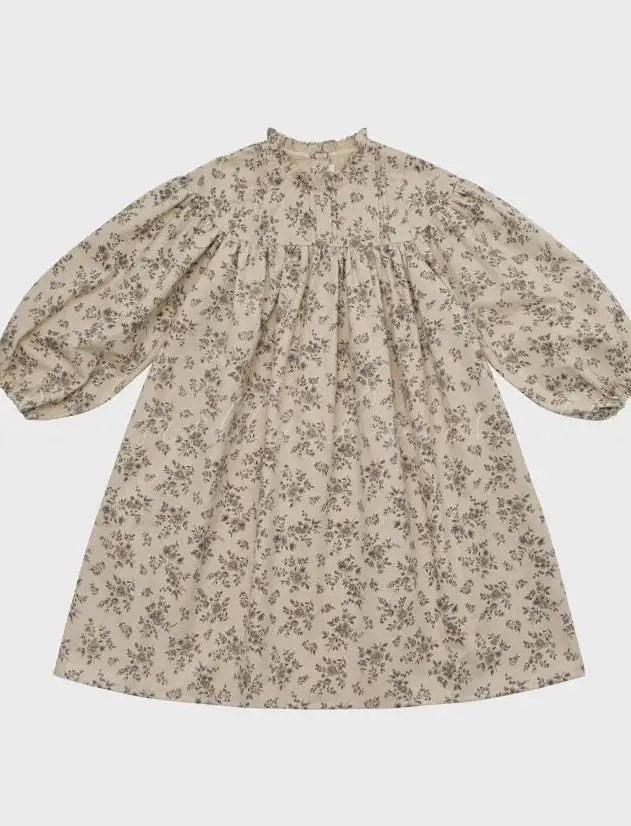 Kids Dress Aw25 Lou Girls Cute Warm Jacket Coat Outear Child Cotton Corduroy Princess Dresses