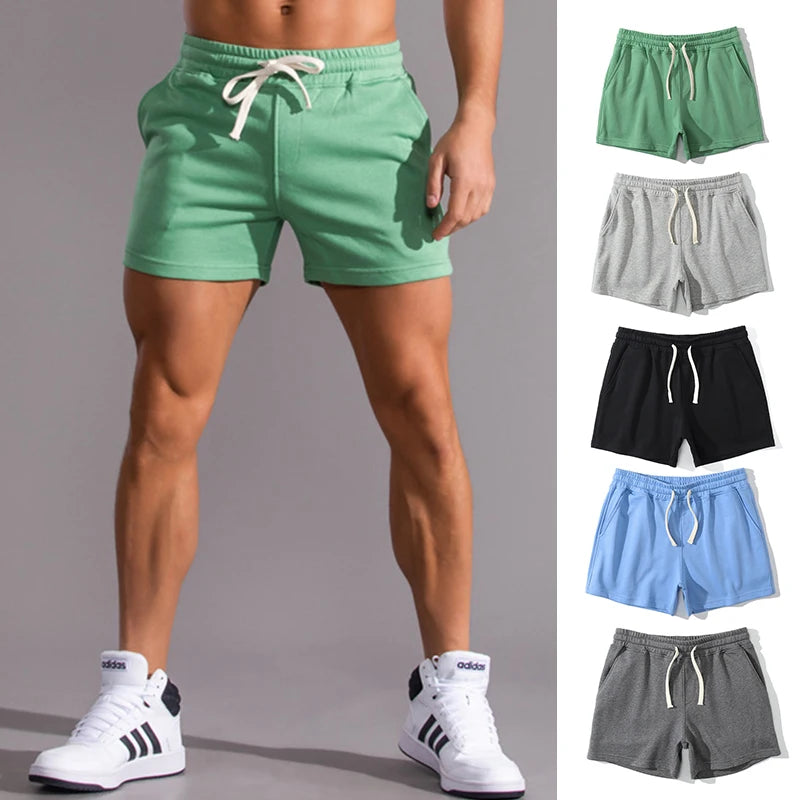 Men'S Summer Shorts Casual Cotton Shorts Homme Oversized Basketball Shorts Sport Fitness Shorts Running Sweatpants Male Clothes