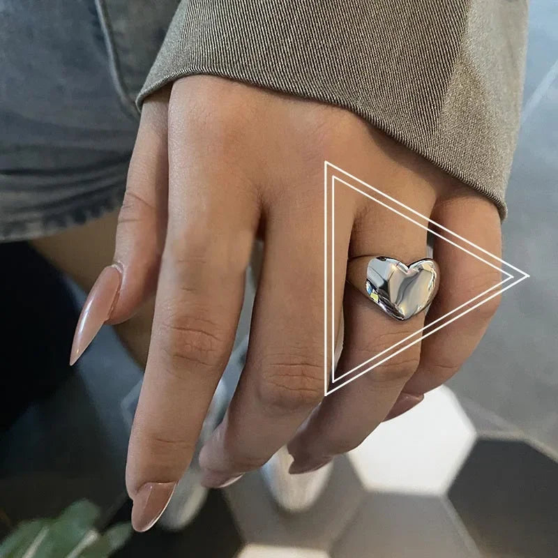 New Irregular Opening Pearl Ring Two-Piece Set For Women'S Fashionable Personalized Daily Accessory Jewelry Birthday Gifts