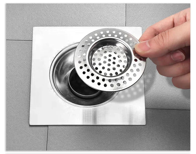 Kitchen Sink Mesh Filter Stainless Steel Drain Mesh Protects From Clogging Kitchen Fittings