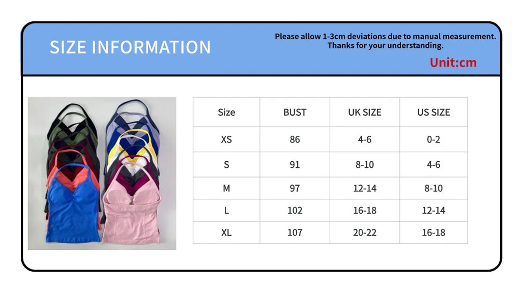 No Logo Longline Strappy Top Women Seamless Yoga Tank Tops Buit-in Bra Ruched Backless Gym Clothes Sleeveless Shirt Workout Top