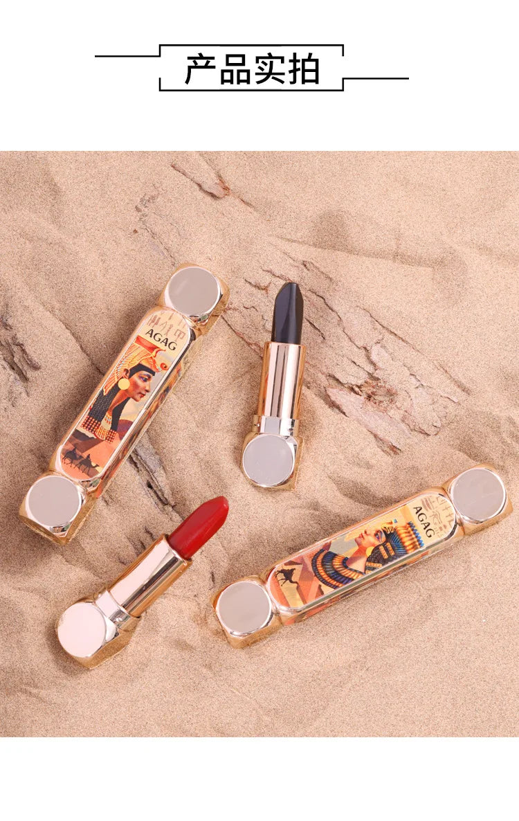 AGAG Magic 6 Colors Lipstick Double Tube Mist Waterproof Non-stick Cup Moisturizing Easy To Use Long-lasting Cosmetics Makeup