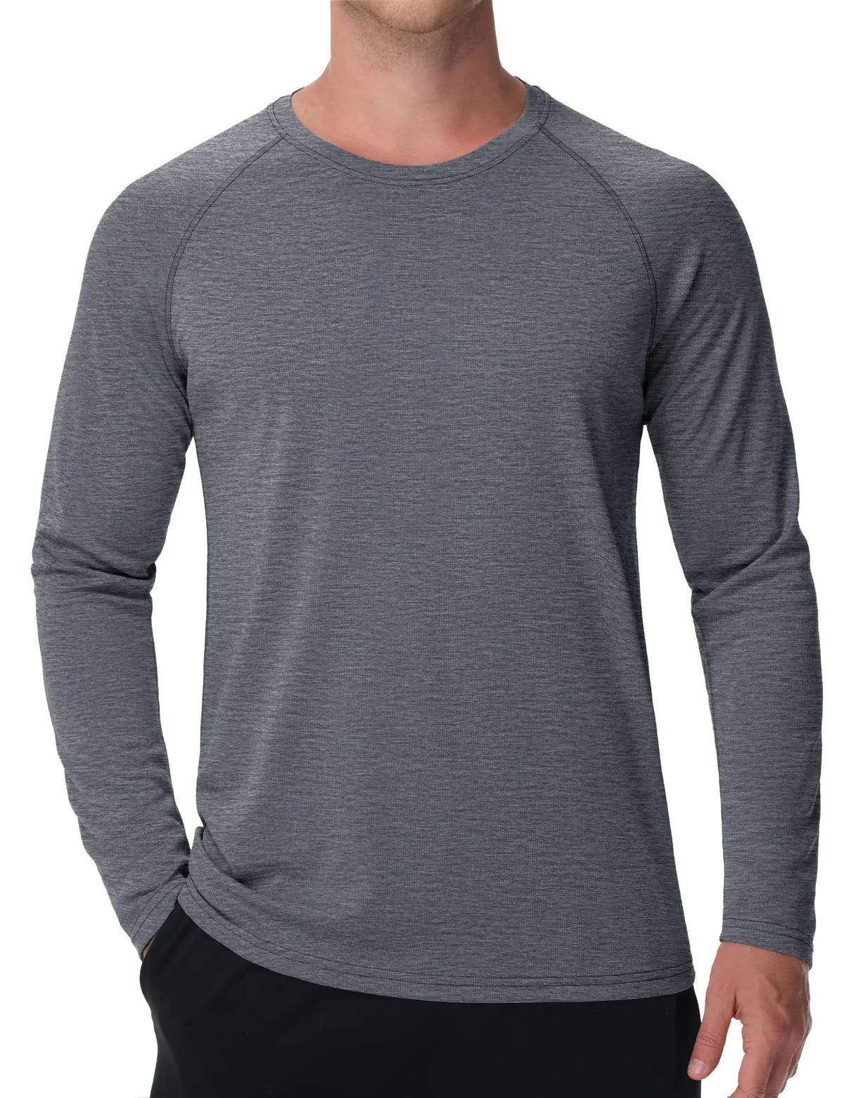 TACVASEN Men's Long Sleeve Workout T-Shirt UPF 50+ Quick Dry Athletic