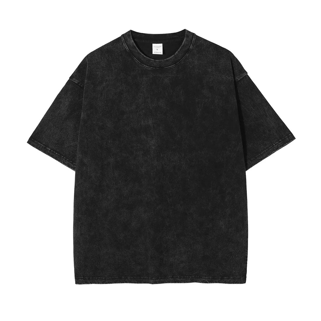 Men's Oversized Cotton T-Shirt - Short Sleeve Vintage Y2K Style
