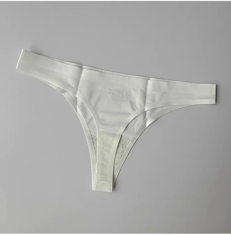 Women'S Yoga Panties Lingerie Sexy G Strings Thong Panties Female Sexy Underwear Women'S Seamless Low Waist Quick Dry Briefs Thongs
