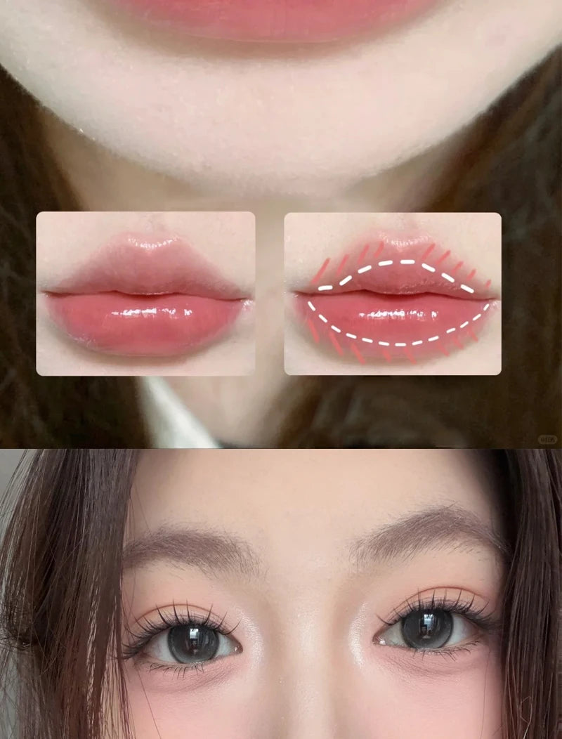 Guava Peach Lip Oil Plump Moisturizing Non-sticky Hydrating Lip Gloss Long-lasting Clear Liquid Lip Balm Make Up Korean Beauty