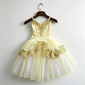 Adults Children Embroidery Gauze Lyrical Contemporary Dance Costume Group Party Stage Tutu Adult Kids Competition Dance Clothes
