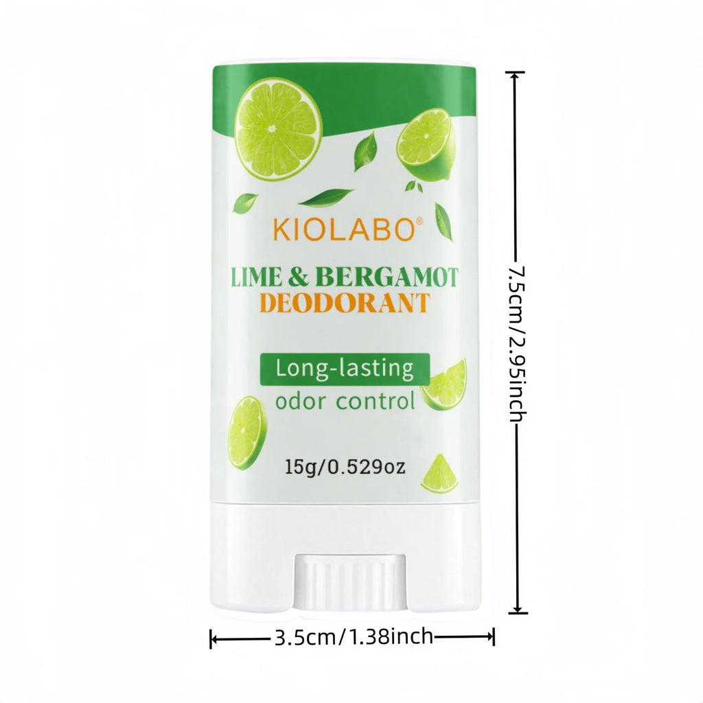 Hitworker Lime & Bergamot Natural Deodorant Stick - Unisex
