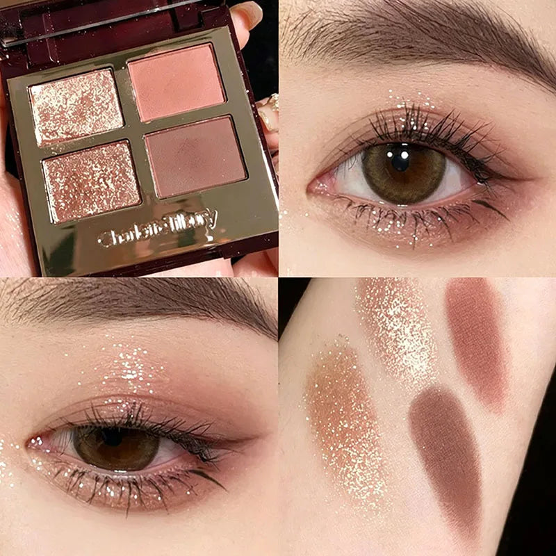 Fashion Ct Portable Matte Eyeshadow Palette Nine Color Easy To Apply For Women Everyday