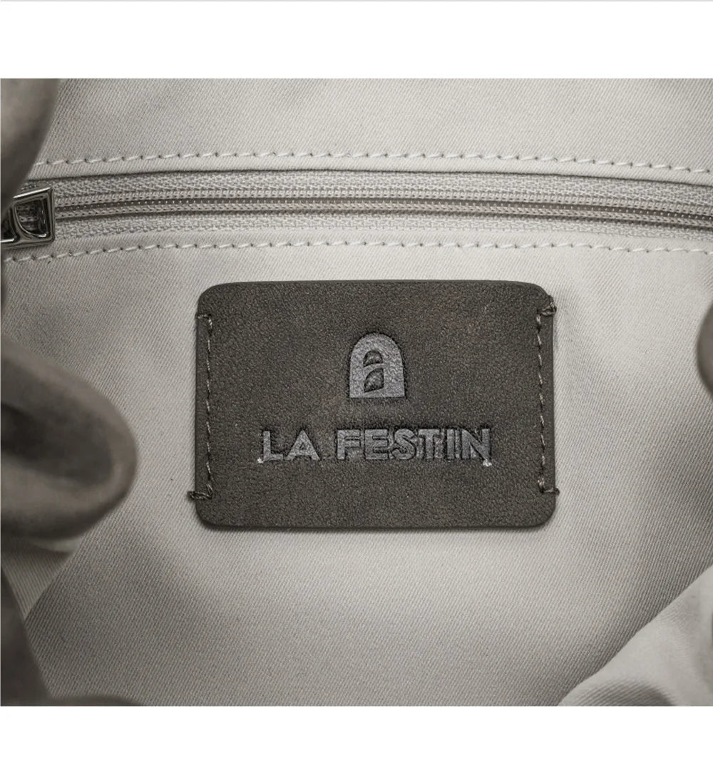 LA FESTIN Original Brand Women's Bag 2025 New Fashion Leather Shoulder Bag Lady Handbag Large Capacity Bag Crossbody Bag