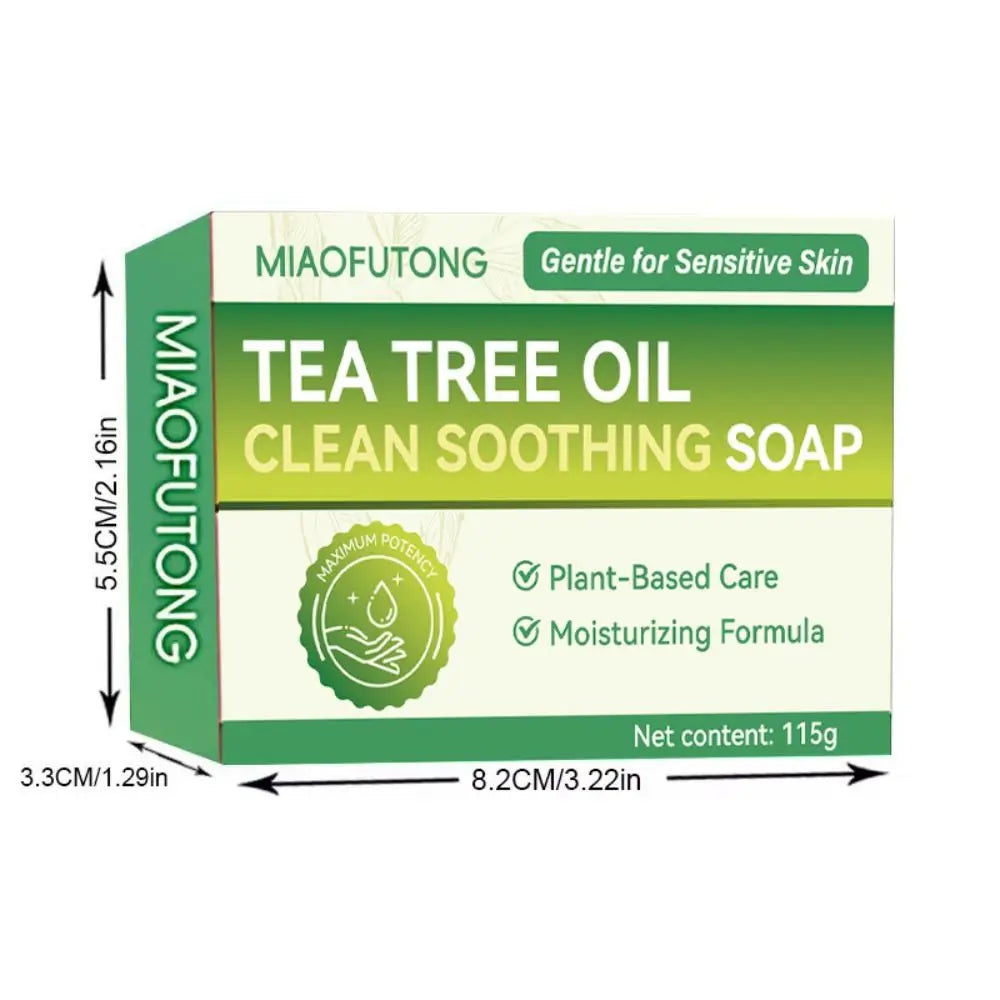 Personal Tea Tree Oil Tea Tree Soap Natural Ingredients Gentle Exfoliating Natural Soap Skin Cleaning Body Soap Daily Use