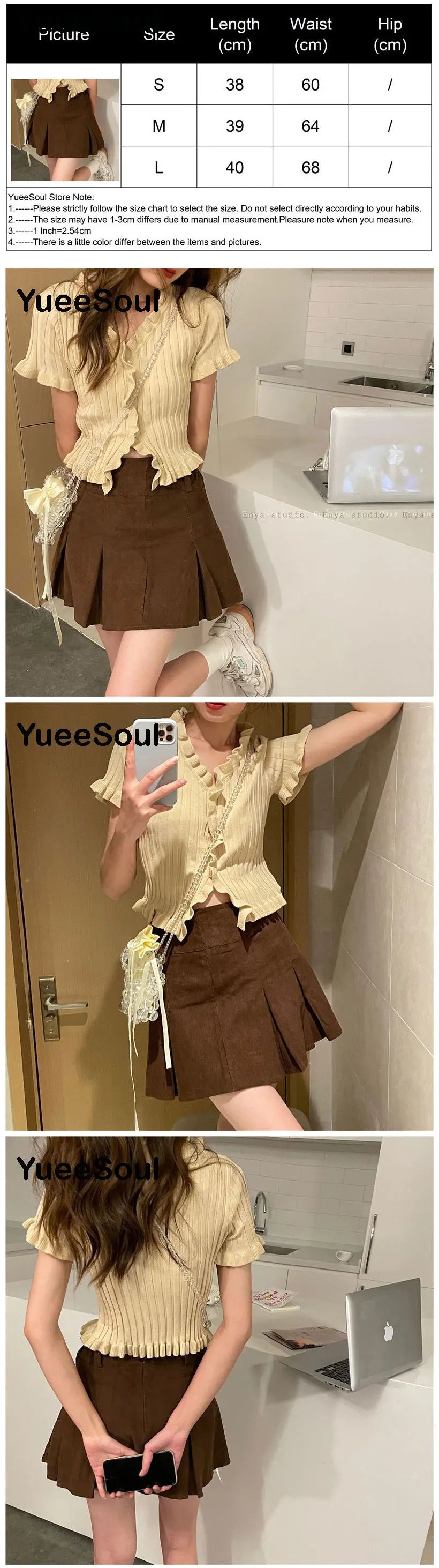 Brown Mini Skirts 2023 New Y2K Vintage High Waist Women Pleated Skirt Chic Sweet Cute Preppy Style Casual 90s E Girl Dance Skirt