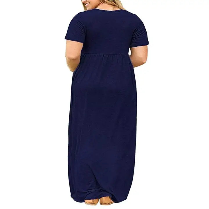 Summer Long Casual Dresses Women High Waist Street Style H Version Cotton Linen Skirt Big Size Female Fashionable Gown