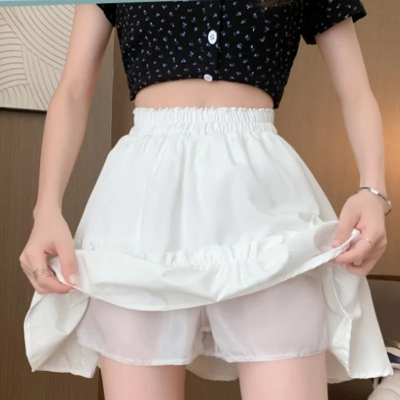 Japanese Y2k Cute Ruffled Plaid Skirt Punk Rock Subculture Cake Skirts Japanese Preppy Style Casual New Women Skirts Lolita Lace