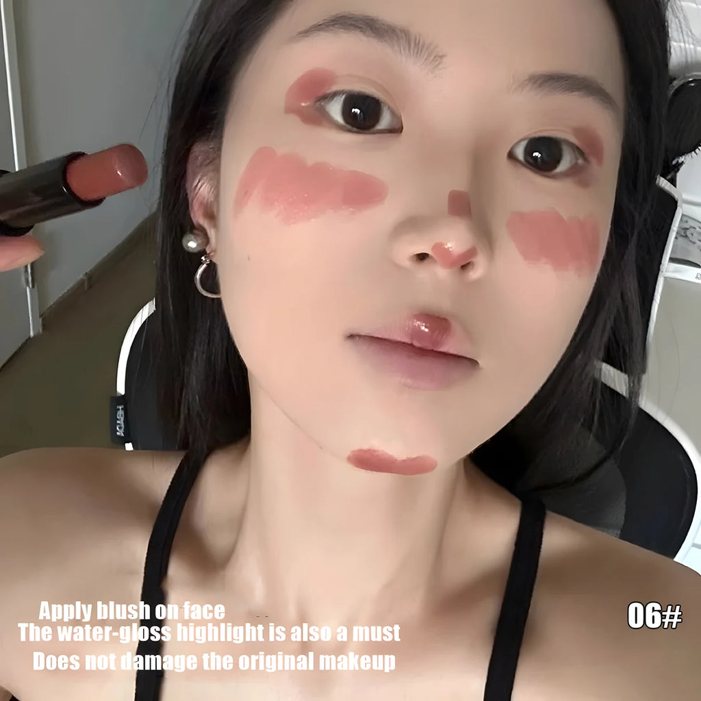 Lipstick Red Brown Lipstick Waterproof Moisturizing Mirror Lip Gloss Natural Long-Lasting Makeup Valentine's Day Gift