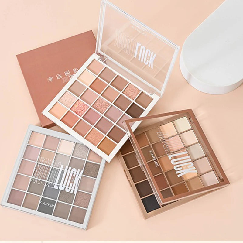 25Color Professional Eyeshadow Palette Eye Glitter Long Lasting Eye Shadow Pallet  Korean Makeup Palette Eye Shadow for Beginner
