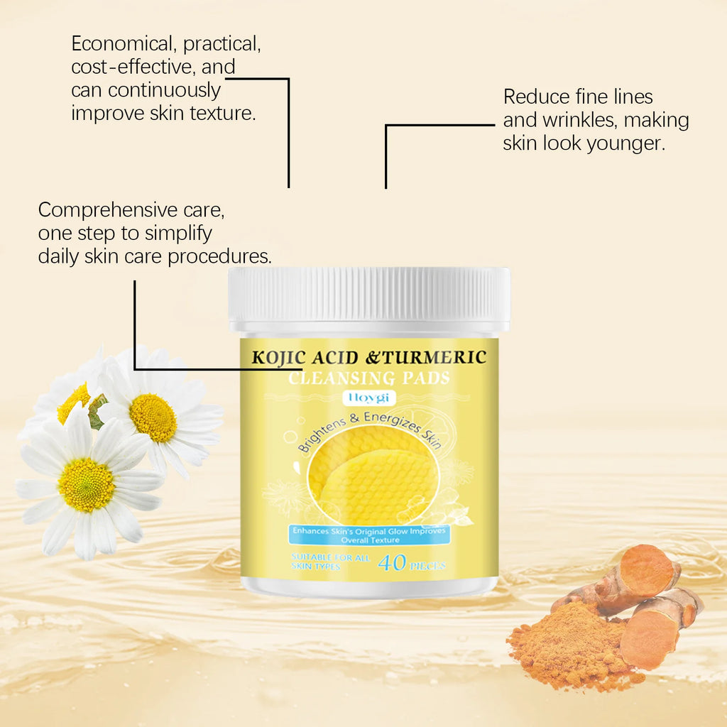 Turmeric Cleanser Oil Control Dark Spot Removal Anti Acne Deep Cleansing Shrink Pore Brightening Moisturizing Vitamin C Cream