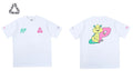 PALACE European and American trendy brand triangle print high-quality men's and women's casual pure cotton short sleeved T-shirt