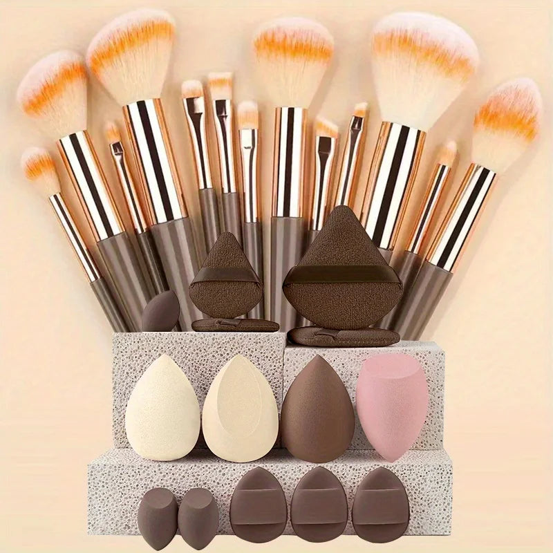 Makeup Brushes 8-29Pcs Makeup Kit Professional Women'S Cosmetic Soft Powder Brush Eyeshadow Foundation Full Set Travel Beauty Tool