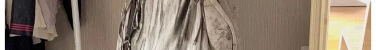 New Chinese Style Retro Dyed Halter Dress Summer Spring New Arrival Vacation Travel Small Size Long Dress Women Loose