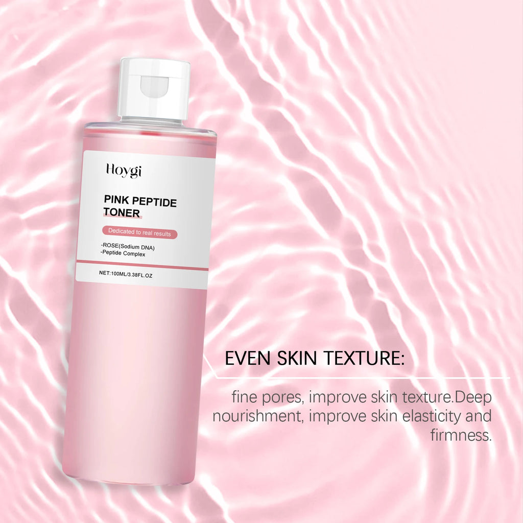 Rose Essence Toner Glowing Skin Soothing Moisturizing Refreshing Conditioning Nourishing Brightening Facial Pink Peptide Toner