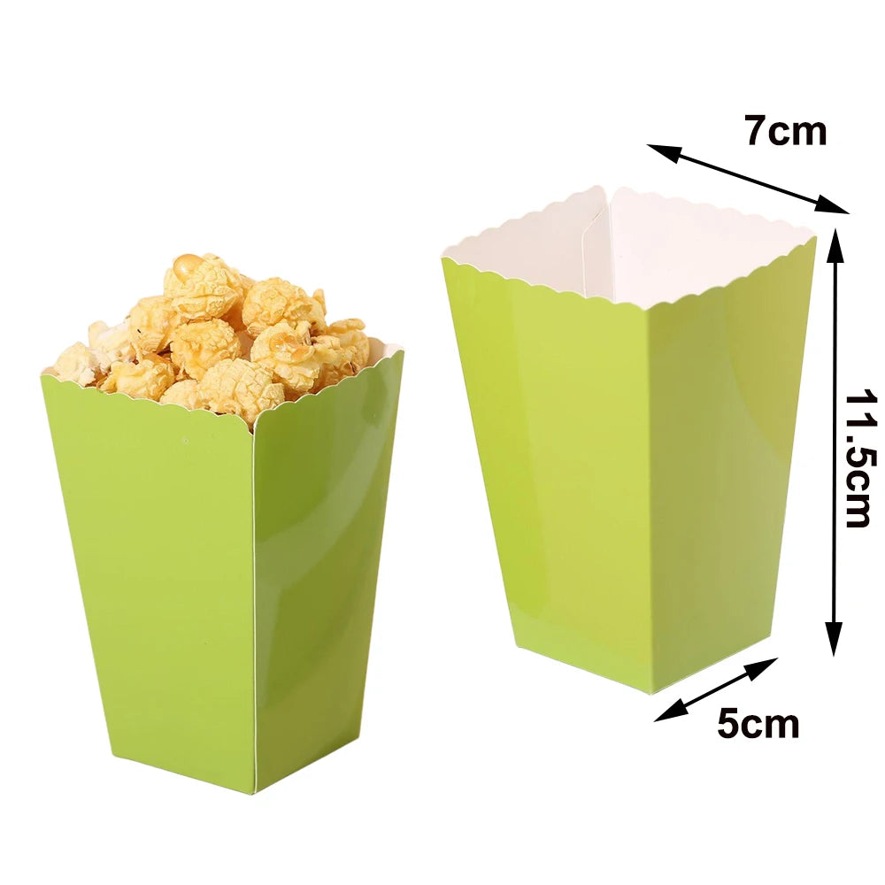 6/12/24 Bandejas de comida de papel de color sólido, desechables, estilo barco, negro, blanco, azul, amarillo, caja de palomitas de maíz, artículos para fiesta de baby shower y cumpleaños