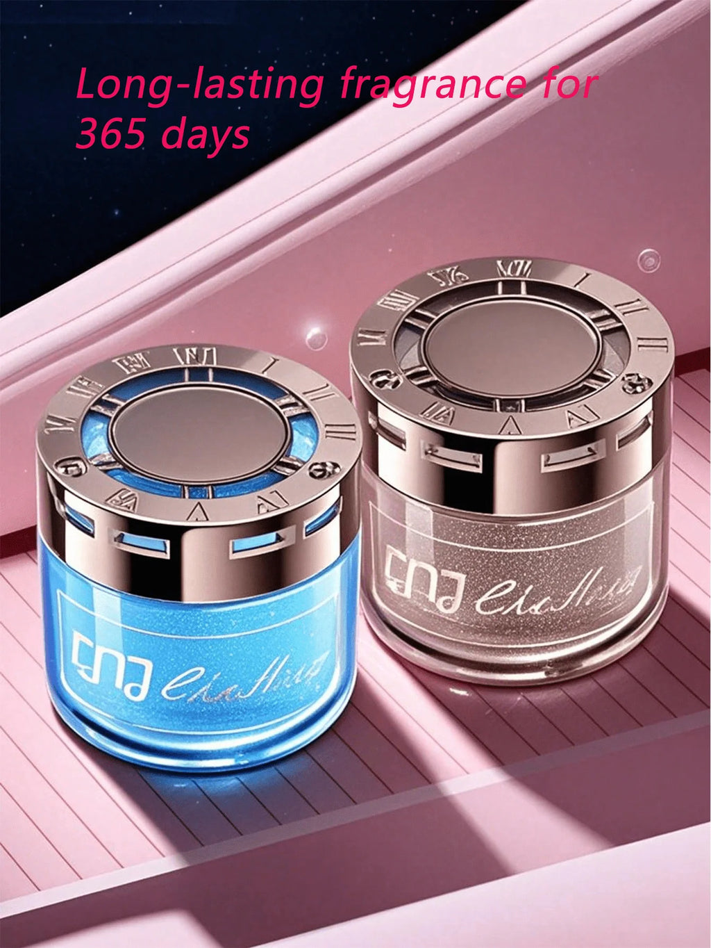 Solid Car Perfume / Air Freshener Balm - Odor Eliminator Fragrance for Cars, Auto Interior Decoration, Fits All Vehicles