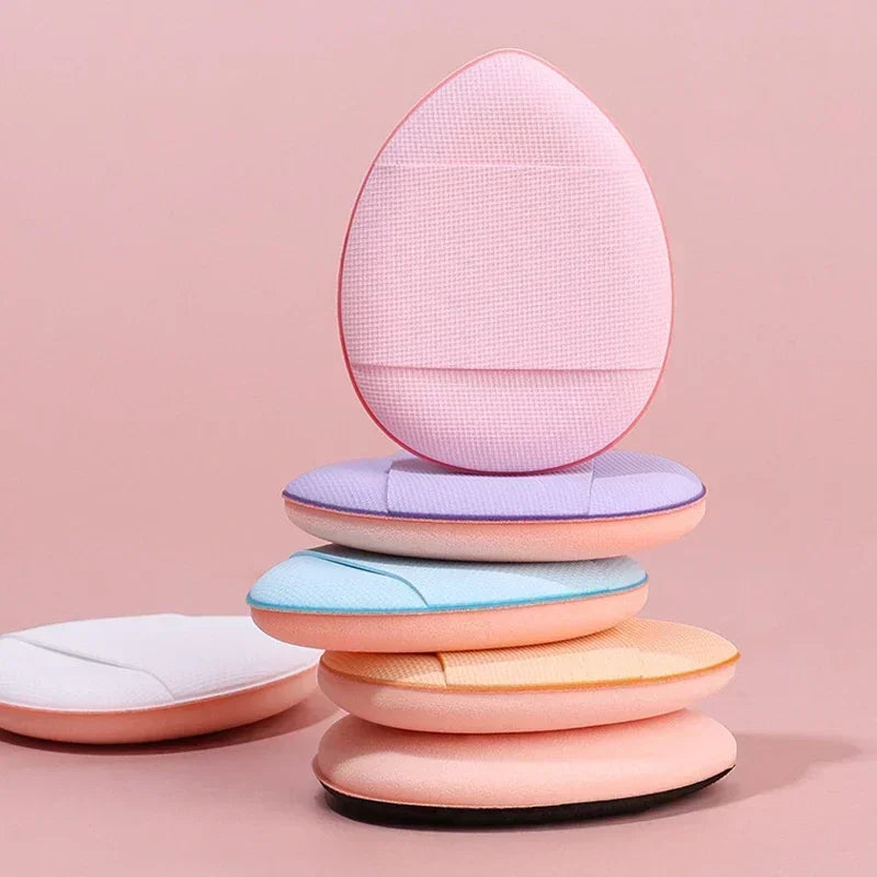 10Pcs Mini Finger Puff Foundation Small Air Cushion Powder Sponge Face Concealer Bb Cream Cosmetic Applicator Makeup Tools
