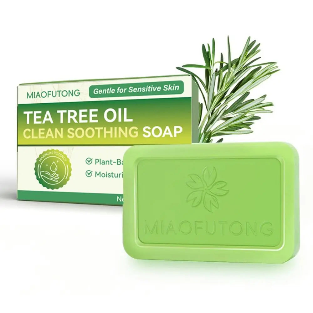Personal Tea Tree Oil Tea Tree Soap Natural Ingredients Gentle Exfoliating Natural Soap Skin Cleaning Body Soap Daily Use