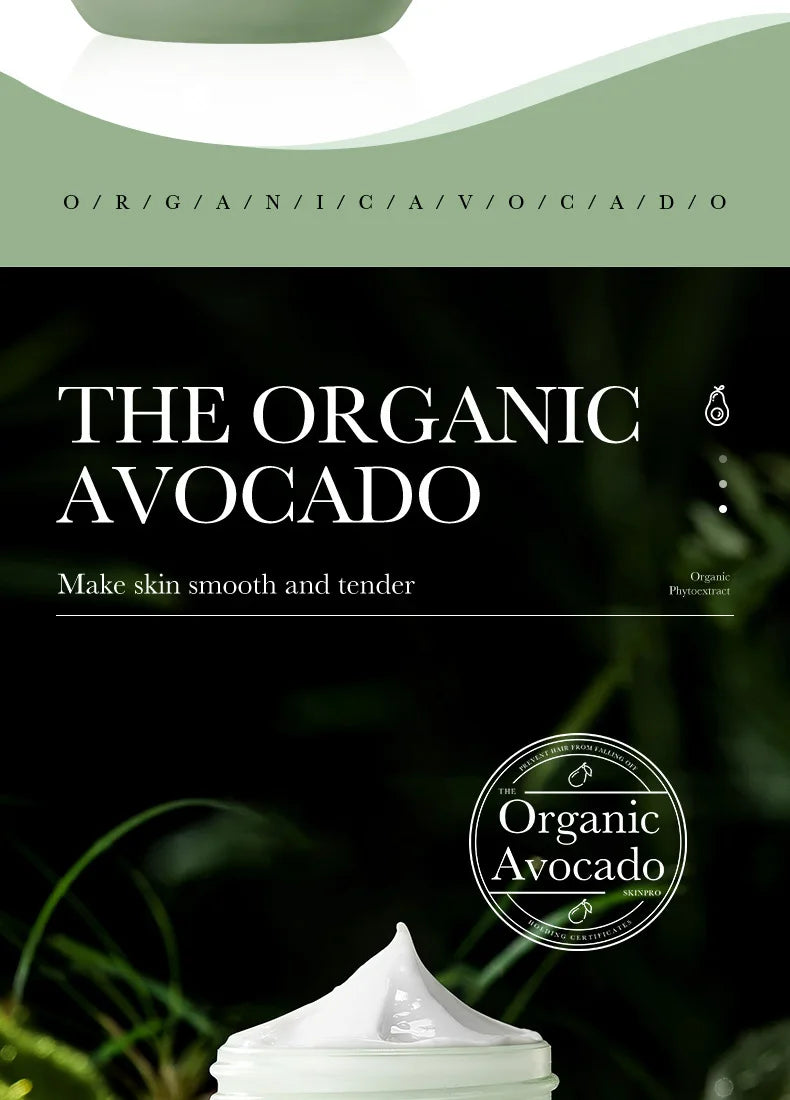 SADOER Avocado Skincare 6-Piece Set - Cleansing, Moisturizing, Care