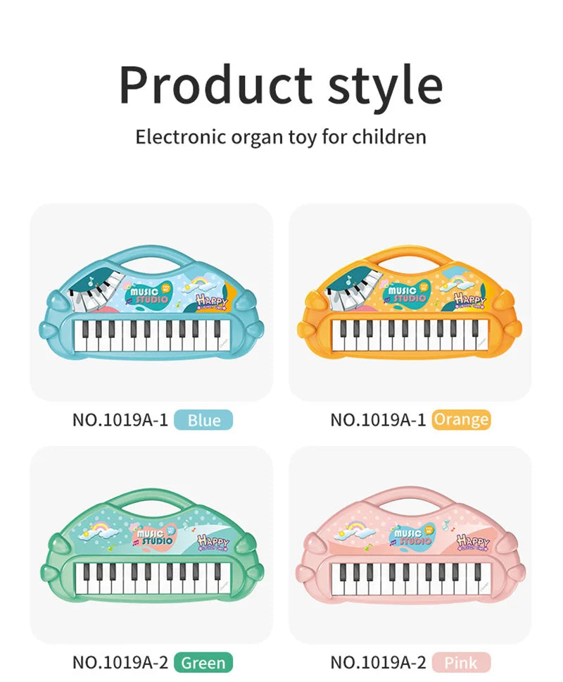 Electronic Piano Toys 13 Key Portable Music Piano Toy Electronic Musical Instrument Toys Multifunctional Kids Music Learning Toy