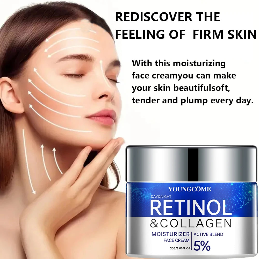YOUNGCOME Retinol Cream and Serum Set - Moisturizing Face Care