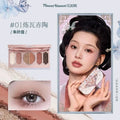 Flower Knows Series Shell Strawberry Angel Moonlight Mermaid Jewel Eyeshadow Palette 5 Colors Pearlescent Mashed Potatoes
