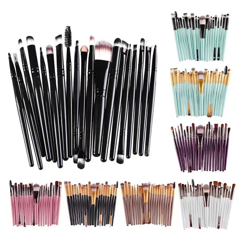 20Pcs Eye Makeup Brushes, Full Set Of Eye Shadow Makeup Tools, Popular Eyeliner Brush