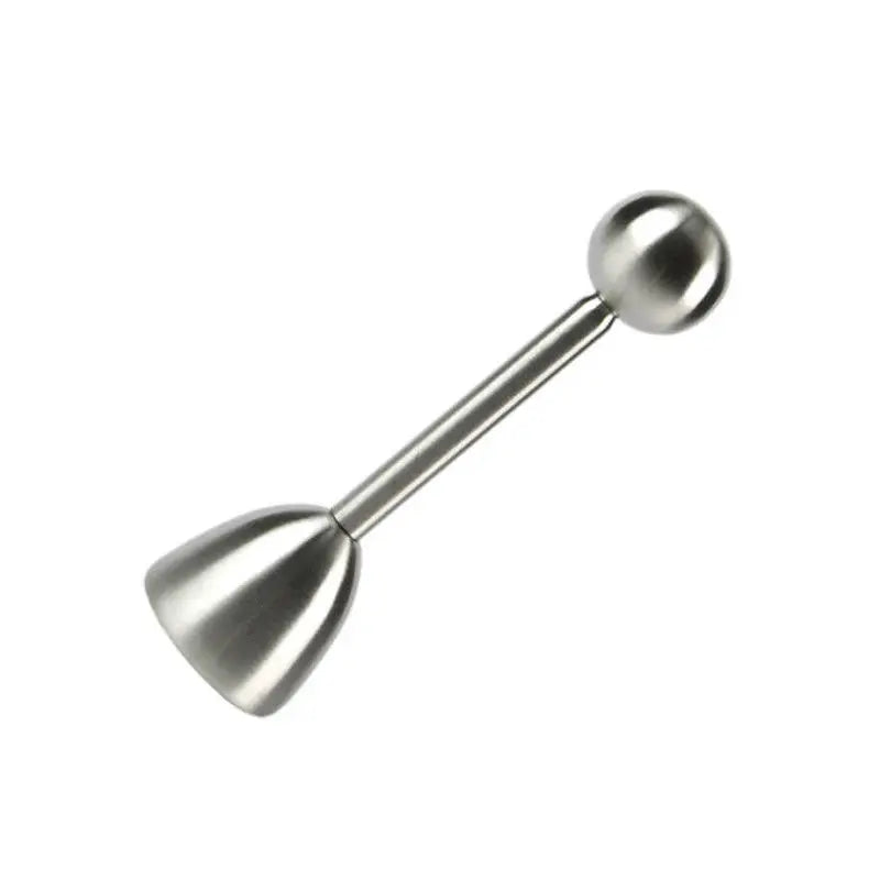 Cortador de cáscaras de huevo cocido de acero inoxidable, abridor de huevos duros, herramienta de cocina, accesorios, utensilio