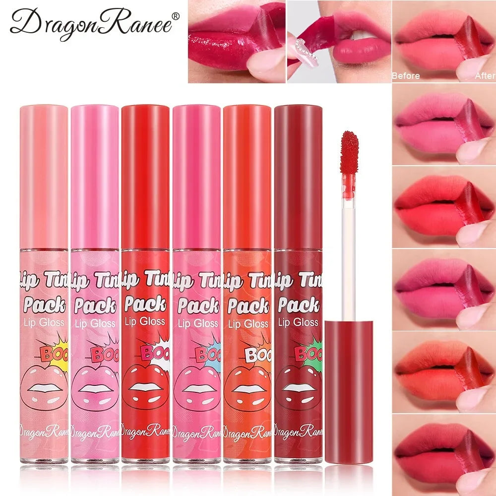 Dragon Ranee Peel-Off Lip Stain - Waterproof Matte Liquid Lip Glaze