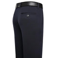 Men'S Trousers Summer Thin Business Casual Pants Classic Solid Color Elastic Comfortable Loose Straight Brand Men'S Wear