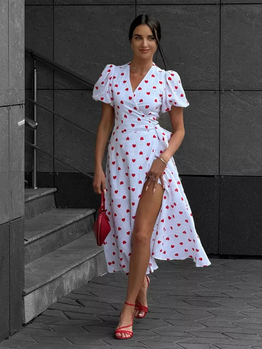 Summer 2026 Floral Jacquard Elegant Beige Flowy Long Dress for Women Bornladies Women's 100% Cotton A-Line Midi Dress