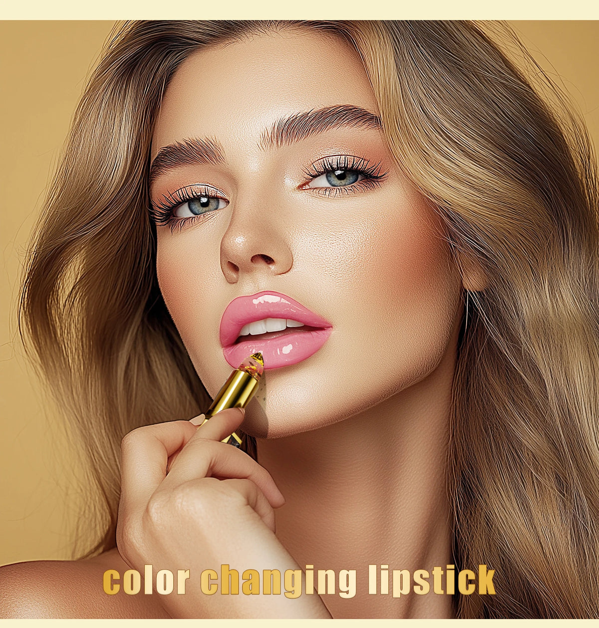 Hello Kiss Temperature Color Changing Flower Jelly Lipstick