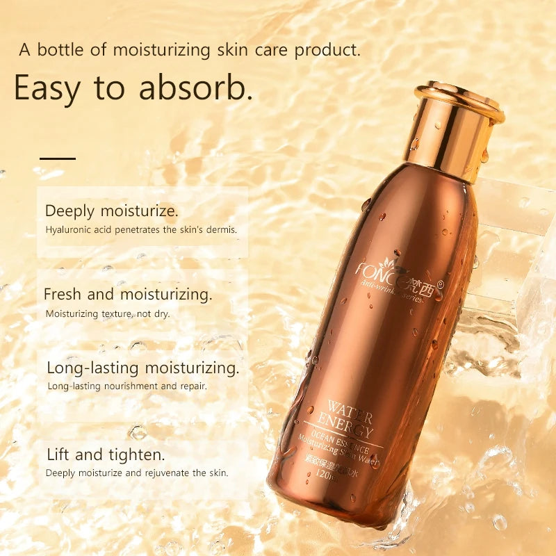 5Pcs Fonce Hexapeptide Firming Anti-Aging Beauty Set Contains Facial Cleanser Serum Toner Anti-Wrinkle Cream Women'S Face Care Kit