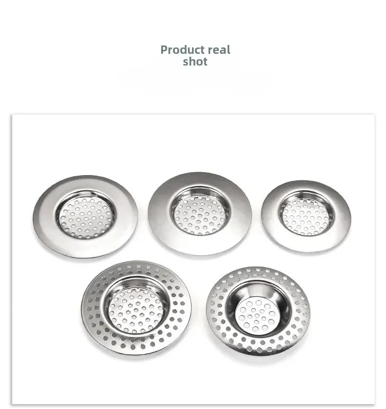 Kitchen Sink Mesh Filter Stainless Steel Drain Mesh Protects From Clogging Kitchen Fittings