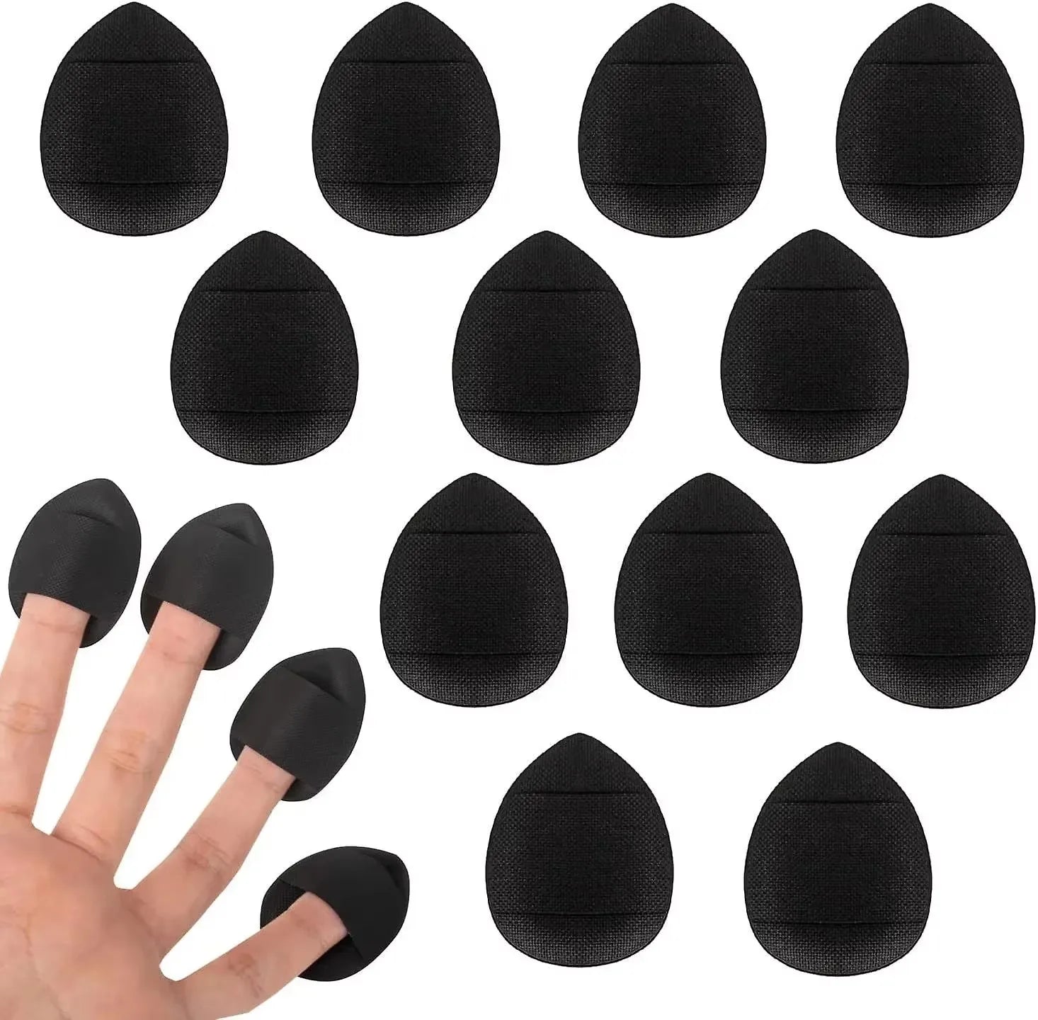 Mini Finger Puff Foundation Sponge Set 5Pcs For Flawless Face Makeup Air Cushion Concealer Tools For Beginners