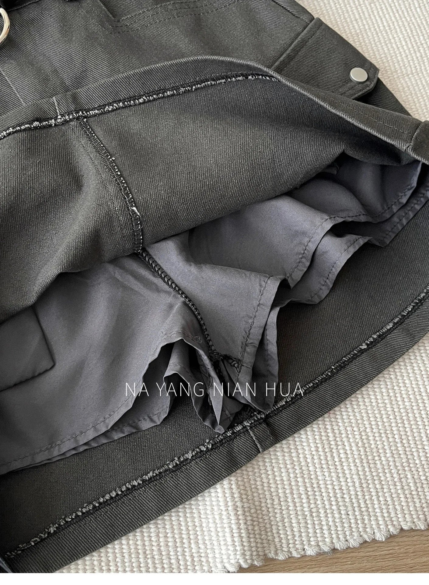 American Retro Versatile Denim Washed Cotton Workwear Mini Skirt Women Summer Korean Chic Bodycon Sexy A-Line Half-length Skirt