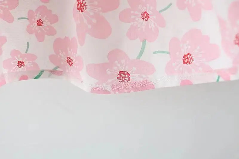 Beach Party Baby Girl Flower Dress Summer New Sweet Bow Children'S Clothing+Hat (9 Months -3 Years Old)