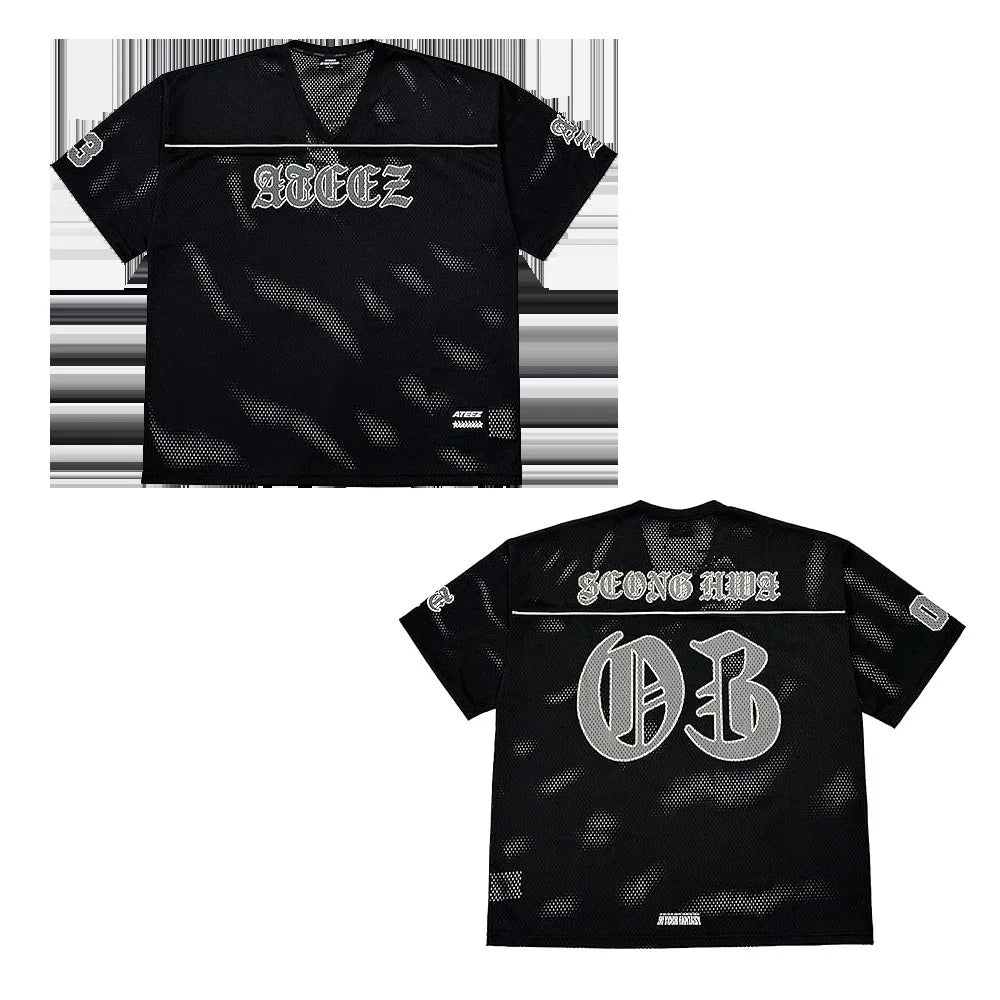 Ateez 2025 World Tour In Your Fantasy Graphic Tee Jersey Official Tour Merch For Fans