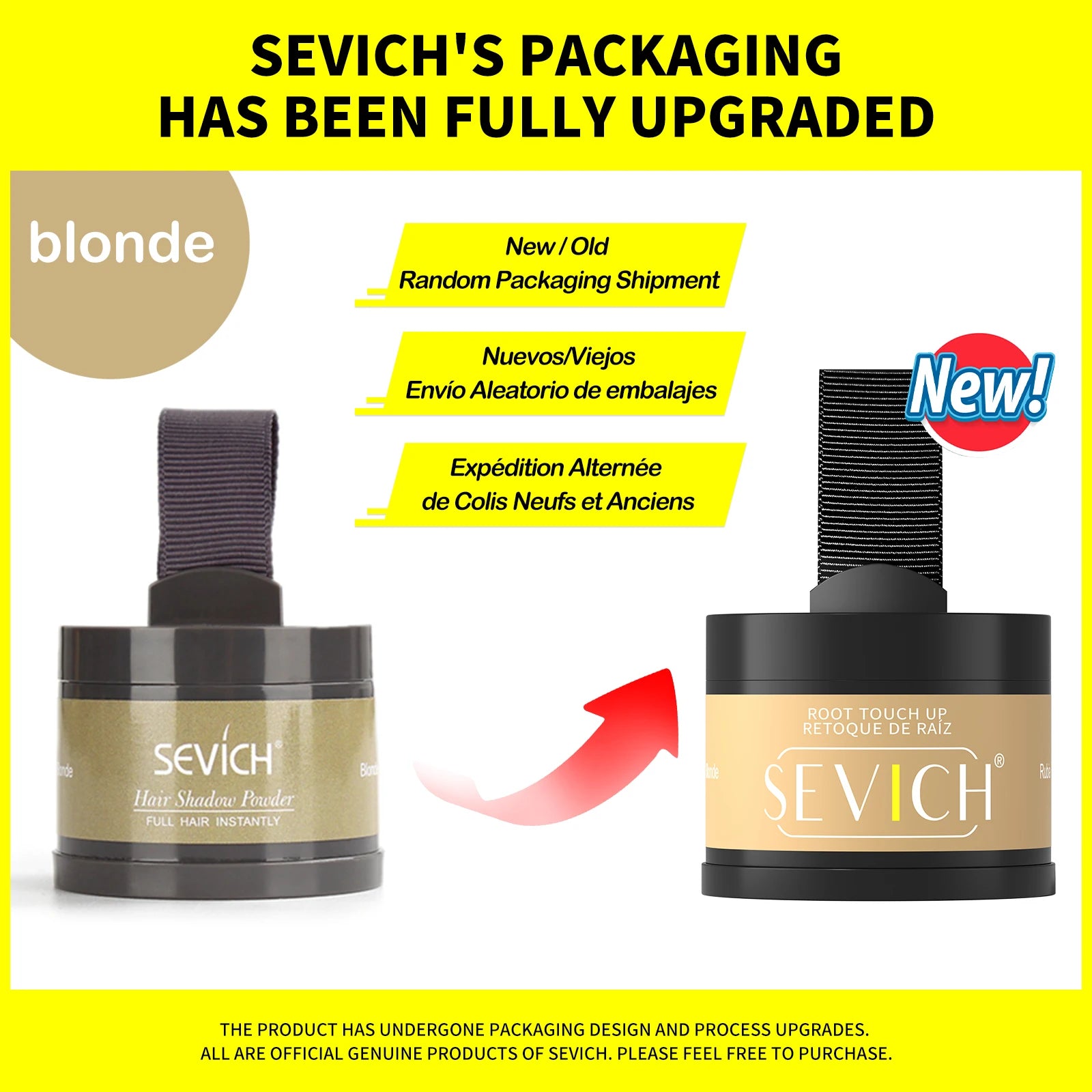 Waterproof Hair Shadow Powder Temporary Hairline Repair Filling Powder Gray Coverage Hair Loss Hairline Powder Makeup Concealer